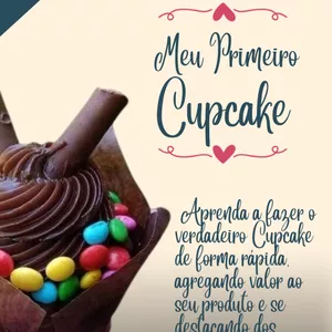 Imagem de capa para o Ebook Meu Primeiro Cupcake