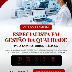 Imagem do curso Curso Premium Especialista em Gestão da Qualidade para Laboratórios Clínicos