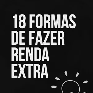 Imagem de capa para o Ebook 18 Formas de fazer renda extra 