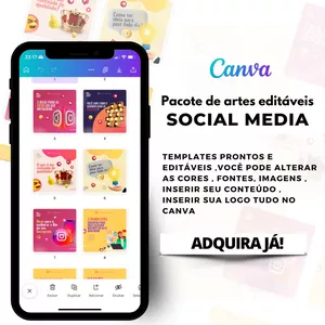 Imagem de capa para o Ebook INSTAPACK CANVA: TEMPLATES PRONTOS E EDITAVEIS DE SOCIAL MEDIA MARKETING NSTAGRAM REDES SOCIAIS