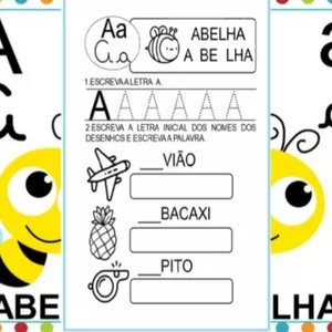 Imagem de capa para o Ebook ALFABETO INTERATIVO