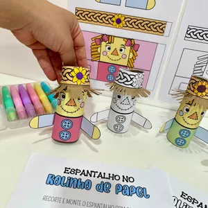 Imagem de capa para o Ebook Espantalho no Rolinho de papel higiênico