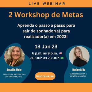 Imagem de capa para o Curso online Workshop Metas 2023