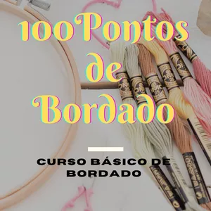 Imagem de capa para o Ebook 100 Pontos de Bordados