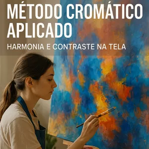 Imagem de capa para o Ebook Guia de Método Cromático Aplicado: Harmonia E Contraste Na Tela