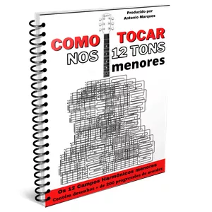 Imagem de capa para o Ebook Tons Menores - como tocar nos 12 tons