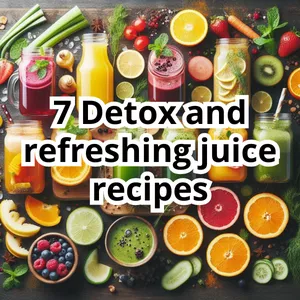Cover image for Ebook 7 Detox and refreshing juice recipes