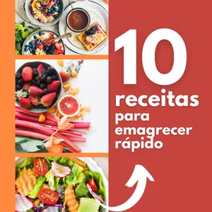 Imagem de capa para o Ebook 10 receitas para emagrecer rápido