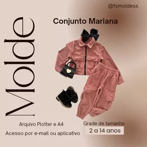 Imagem de capa para o Ebook Molde conjunto Mariana 