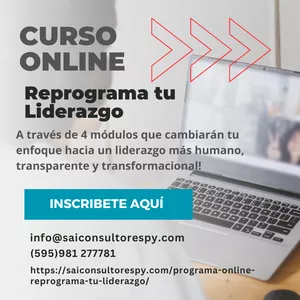 Imagen de portada para Curso online ENTRENAMIENTO ONLINE  REPROGRAMA TU LIDERAZGO
