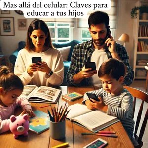 Imagen de portada para Ebook Mas Alla Del Celular: CLAVE PARA EDUCAR A TUS HIJOS 