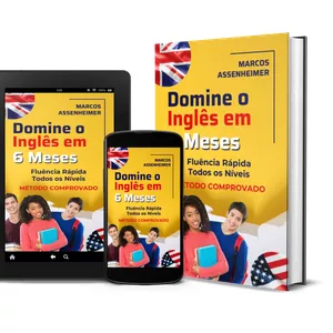 Imagem de capa para o Ebook Domine o Inglês em 6 Meses