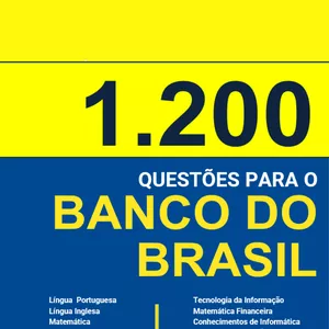Imagem de capa para o Ebook 1.200 QUESTÕES PARA O CONCURSO DO BANCO DO BRASIL 