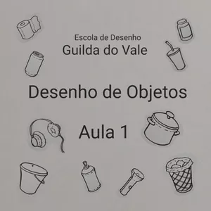Imagem de capa para o Curso online Desenho de Objetos #1 - Objetos Cilíndricos