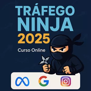 Imagem de capa para o Ebook Trafego Ninja 2025