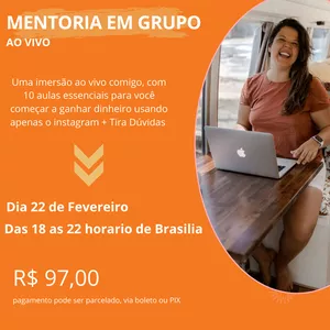 Imagem de capa para o Curso online Mentoring Day com a Amandioka