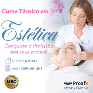 Imagem do curso Curso Técnico em Estética 100% On-Line em 6 meses