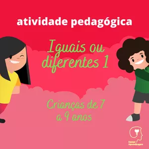 Imagem de capa para o Curso online Iguais ou diferentes 1 - Sinônimo e Antônimo