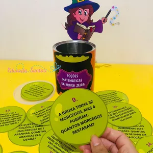 Imagem de capa para o Ebook POÇÕES MATEMÁTICAS DA BRUXA ZELDA