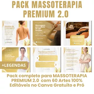 Imagem de capa para o Curso online Pack Massoterapia Premium 2.0