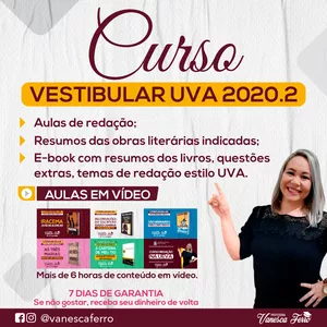 Imagem principal do produto CURSO PREPARATÓRIO PARA O VESTIBULAR UVA 2020.2
