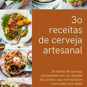 Imagem de capa para o Ebook 30 receitas de cerveja artesanal