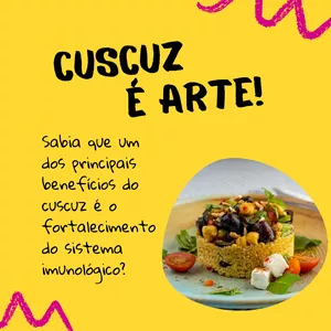 Imagem de capa para o Ebook Cuscuz Nordestino
