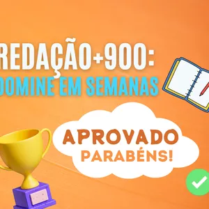 Imagem de capa para o Ebook Redação+900: Domine em Semanas