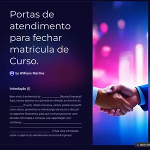 Imagem de capa para o Ebook Portas de atendimento para fechar matricula de Curso