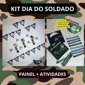 Imagem de capa para o Ebook KIT DIA DO SOLDADO - PAINEL E ATIVIDADES