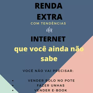 Imagem principal do produto 7 FORMAS DE GERAR RENDA EXTRA COM TENDÊNCIAS DA INTERNET