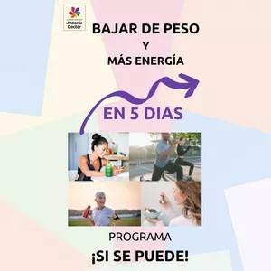 Imagen de portada para Curso online SI SE PUEDE BAJAR DE PESO EN 5 DIAS