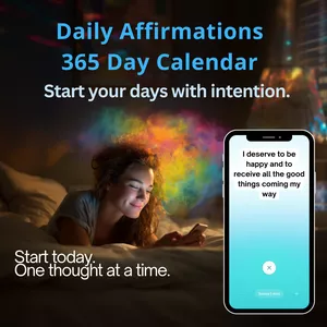 Cover image for Online course Motivation Gratitude Positive Daily Affirmations Calendar - Notifications | pop-up