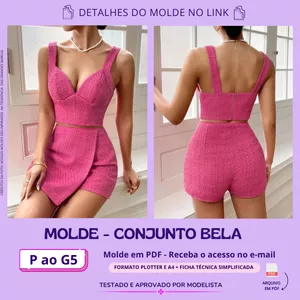 Imagem de capa para o Curso online MOLDE CONJUNTO BELA