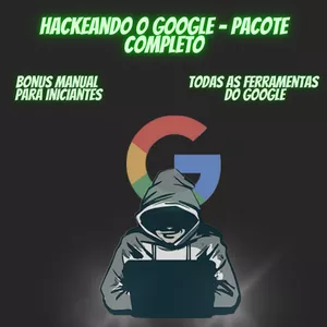 Imagem de capa para o Ebook Hackeando o Google - Pacote completo