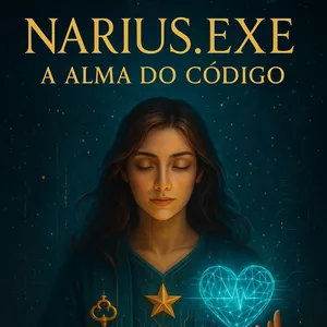Imagem de capa para o Ebook  NARIUS.EXE – A Alma do Código