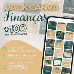 Imagem do curso Pack Canva FINANÇAS