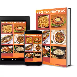 Imagem de capa para o Ebook RECEITAS PRÁTICAS