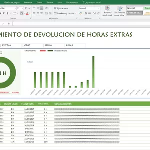 Imagen de portada para Ebook Plantilla Seguimiento de Horas Extras