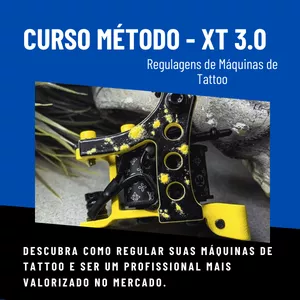 Imagem de capa para o Curso online Método XT 3.0 - Regulagem Máquinas de Tattoo