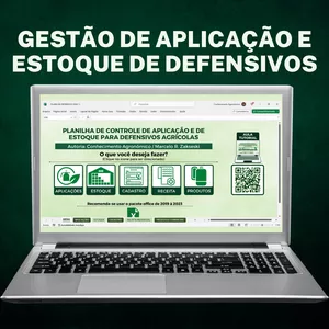 Imagem de capa para o Ebook Planilha de gestão de aplicação e estoque