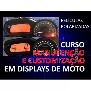 Curso Reparos e customizações em painéis de motos com películas polarizadas (COM VÍDEO AULAS PRÁTICAS).