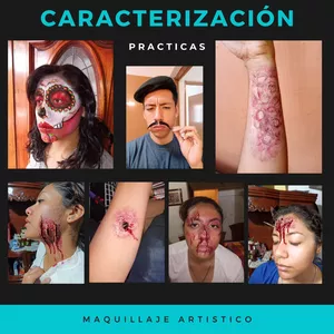Imagen de portada para Ebook MAQUILLAJE DE CARACTERIZACION CURSO BÁSICO