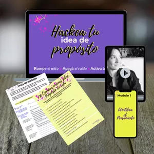 Imagen de portada para Curso online HACKEA TU IDEA DE PROPOSITO DE VIDA
