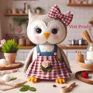 Imagem de capa para o Curso online CORUJA IVY - Coleção Fofuras do meu Jardim - Curso on-line