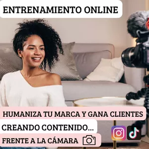 Imagen de portada para Curso online Humaniza tu marca y gana clientes: cómo hablar ante la cámara