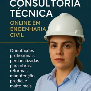 Imagem de capa para o Serviço online Consultoria Técnica Residencial Online em Engenharia Civil