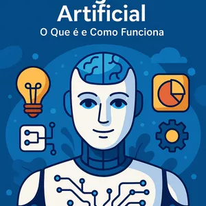 Imagem de capa para o Ebook Entendendo a Inteligência Artificial: Capítulo I - O Que é e Como Funciona