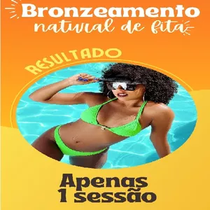 Bronzeamento artificial na técnica de espuma.