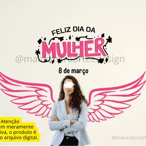 Imagem de capa para o Ebook 🌸 PAINEL DIA DA MULHER – ASAS + LEMBRANCINHA 🌸